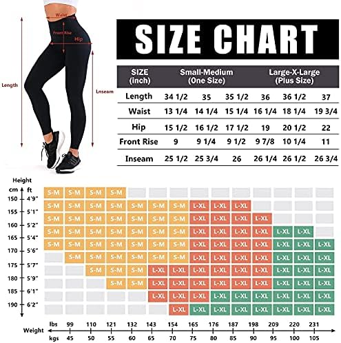 3 Pack Excessive Waisted Leggings for Ladies Butt Elevate Tummy Management Yoga Pants Non See-Via Exercise Operating Pants… 6