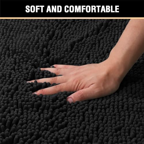 Tapis de bain chenille pour sortie de douche et baignoire - 7