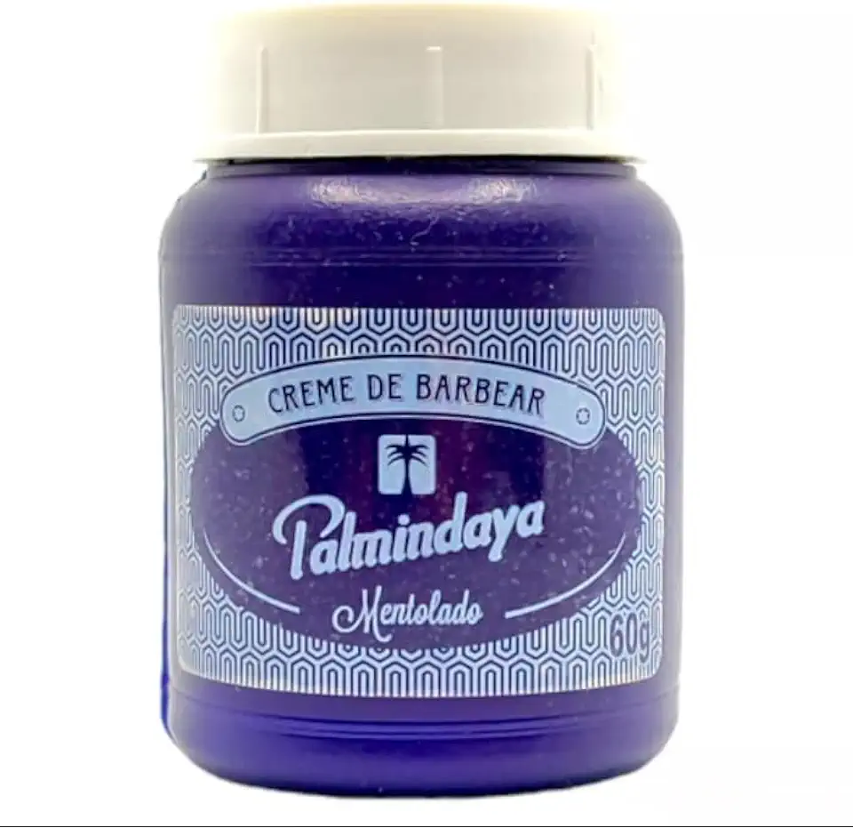 Creme de Barbear Mentolado Palmindaya, 60g