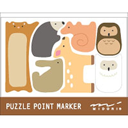 Midori Sticky Note puzzle animaux pour un bureau organisé