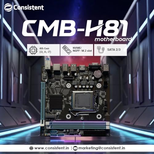 Consistent H81 Motherboard with NVMe M.2 Slot - Image 3