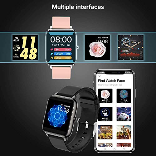 Smartwatch, Salandens Reloj Inteligente Mujer y Hombre Smartwatch Presion  Arterial Monitor Pulser, Impermeable IPX7,con… - Celulares Online