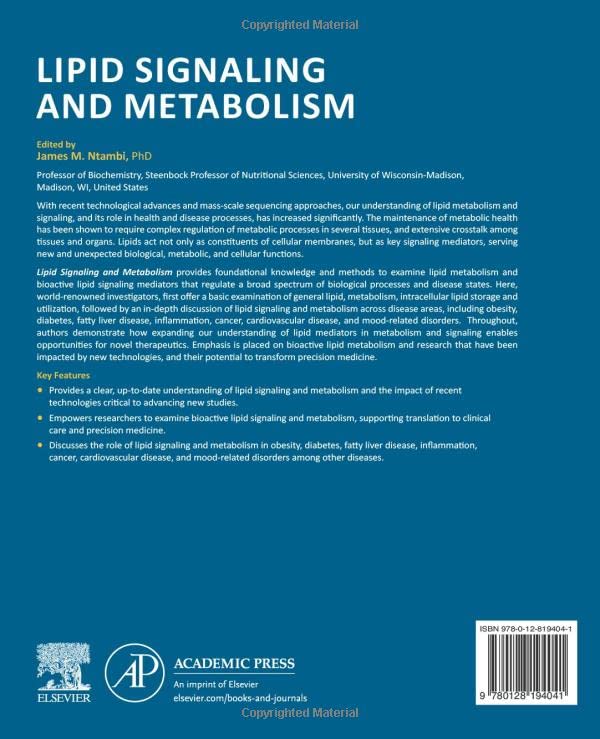 Lipid Signaling and Metabolism - Image 2