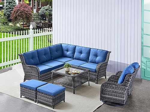 8 Must-Know Tips to Elevate Your Serena Lily Outdoor Home with Top Furniture Sets 2 HUMMUH 8 Piece Patio Furniture PE Wikcer Outdoor Furniture Set wi...
