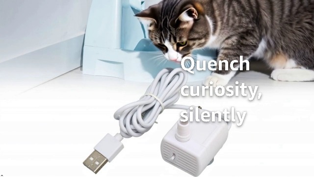 Bomba para fuente de agua para gatos USB Rengu miniatura 7