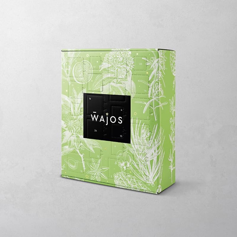 Wajos Calendario de Adviento para mujeres 2025: calendario de adviento vegano y especias para amantes con especialidades de vinagre y aceite, salsas, mostazas y productos del mundo de las especias y