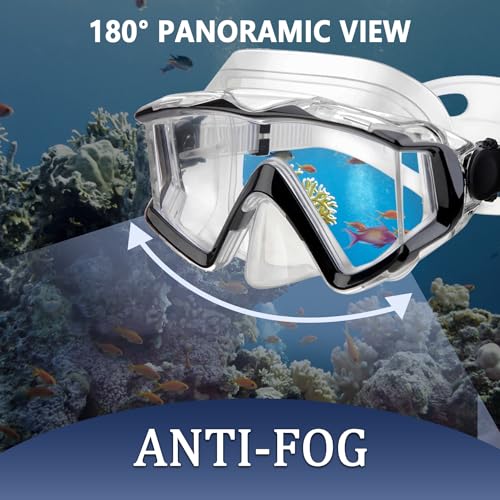 image for AQUA A DIVE SPORTS Diving mask Anti-Fog Swimming Snorkel mask Suitable