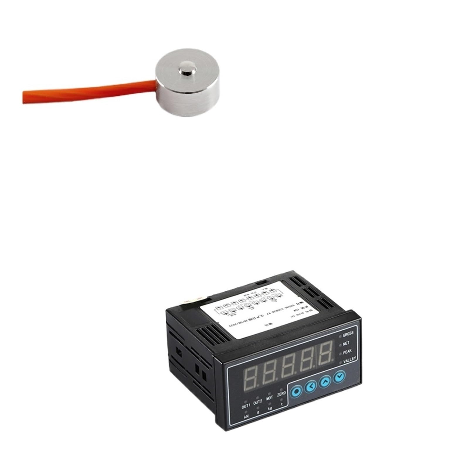 MXXDMOPD Mini Load Cell Sensor with Indicator Display Compression and Tension 5KG 10KG 20KG 30KG 50KG(5KG and Indicator)