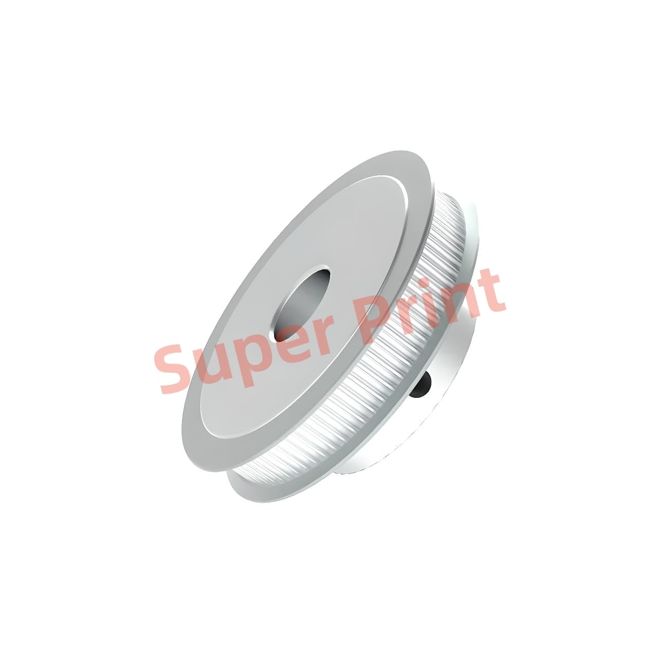 Super Print GT2 Riemenscheibe 80 Zähne 80 Teeth 5mm Bohrung 6mm Breite Zahnriemenscheibe Aluminium 80T 5mm für Voron 2.4 für 6mm Breite GT2 Zahnriemen für 3D Drucker,CNC (4 Stück)