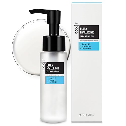 Miniatura 10 de coxir Aceite limpiador ultra hialurónico l limpiador facial coreano, eliminación de maquillaje de puntos negros con ácido hialurónico, libre de