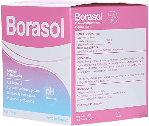 Antiseptic Powder Refreshing Deodorant and Vaginal Wash 4 OZ