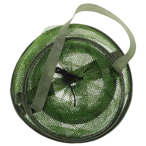 Toddmomy Fishing Basket Fishing Net Fine Mesh for Securely Holding Fish Lobsters and Shrimps Portable Design for and Transport