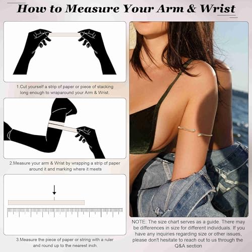 4PCS Gold Arm Cuff Bracelets for Women Chunky Open Wrap Cuff Bracelet Set Adjustable Upper Arm Bracelet Bangle Statement Bracelet Minimalist Irregular Armband Coil Swirl Arm Jewelry4