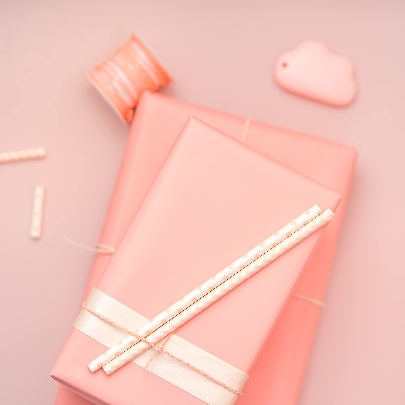 Carta Da Regalo Holijolly Rotolo Di Carta Da Imballaggio Floreale - Mini Rotolo - Rosa/punto/plaid Per San Valentino, Festa Della Mamma, Matrimonio - 43.2 * 305 Cm Carta Con Griglia Retro