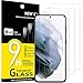 NEW'C 3 Pack Designed for Samsung Galaxy S21 Plus / S21+ 5G (6.7),Screen Protector Tempered Glass, Fingerprint Resistant, 9H Hardness, 0.33mm Ultra Transparent, Ultra Resistant