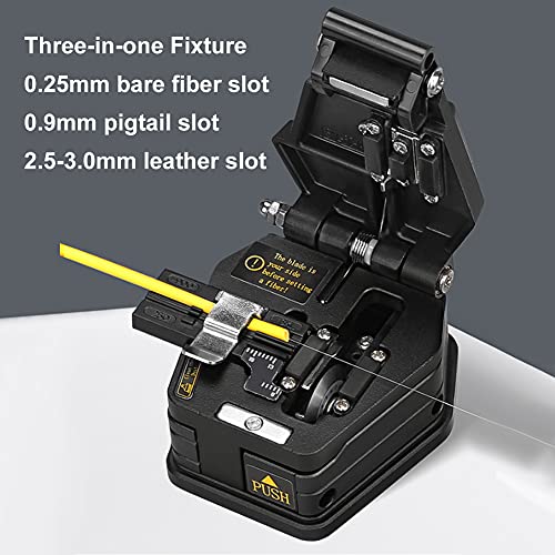 Fiber Cleaver, Skl-6C High Precision Fiber Optic Cleaver Optical Fiber Cable Cutting Tool With Bag #TOP3