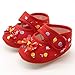 Boys Shoes Prewalker Exquisite Fashion Fashion Star Print Casual Soft Sole Athletic Shoes Non Slip Prewalker Shoes (Red, 9-12 Months)