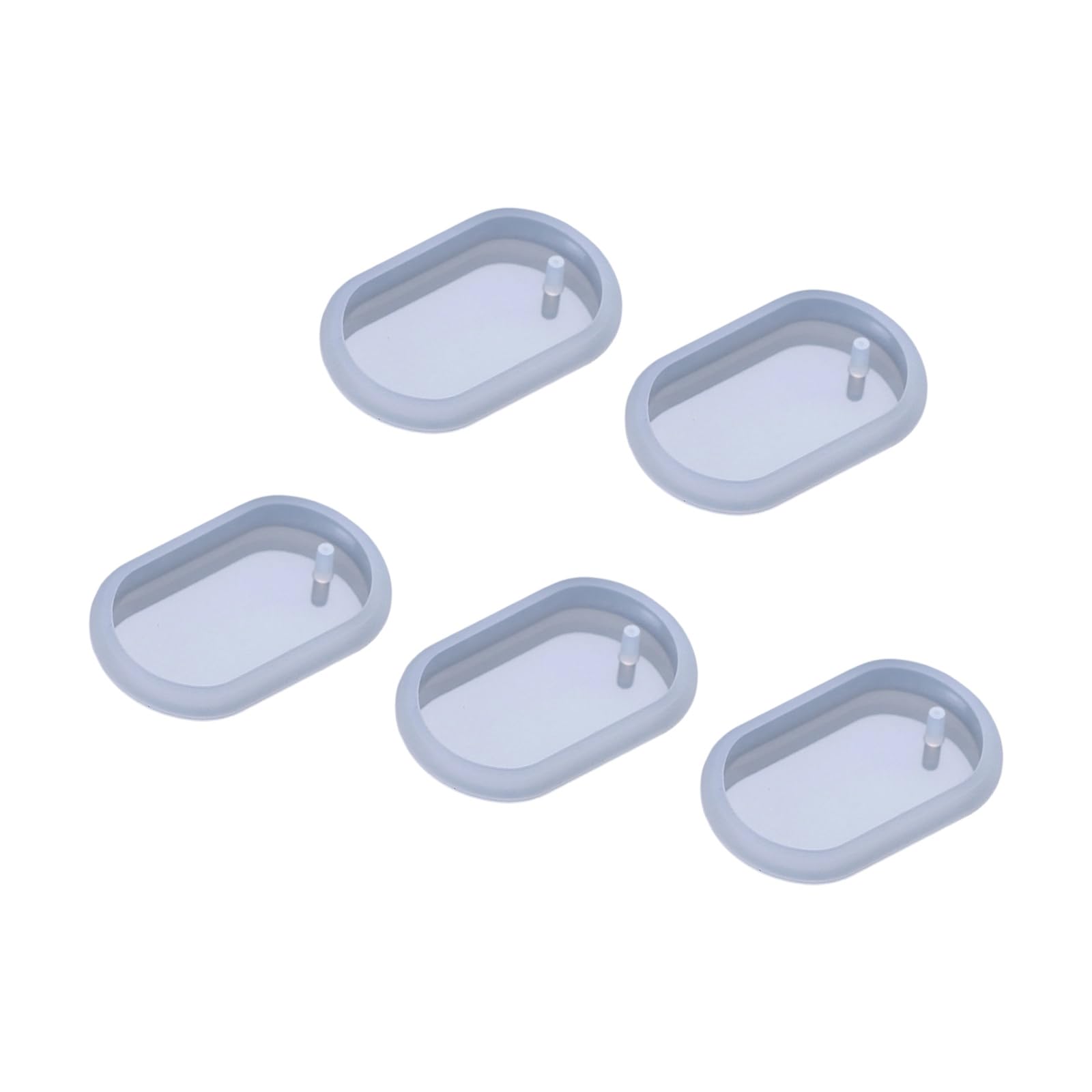 CAZSTYK of 5 Silicone Pendant Keychain for Jewelry Making Craft Projects Silicone Craft