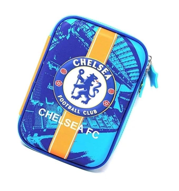 PEACORA Premium Pencil Boxes with Compartments Chelsea FCB Football Club 3D EVA Hardtop Pencil Pouches for Girls and Boy (Blue) (B0DJ32LT2F) Amazon Price History, Amazon Price Tracker