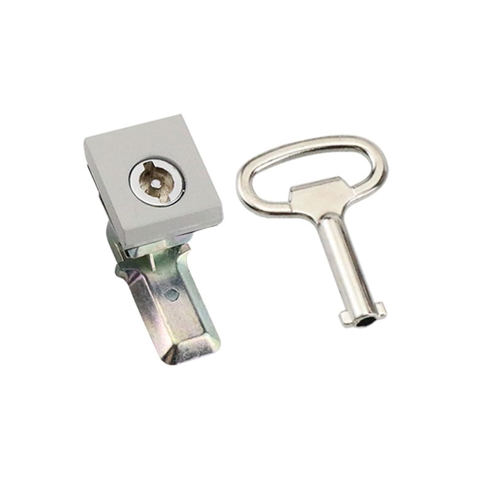 Sxolcoufoh Zdc-With Key Square Lock Machinery Equipment Distribution Cabinet Door S Core Zinc Alloy 1Pcs
