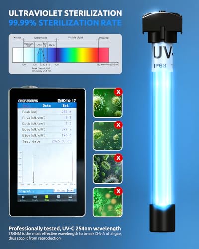 Image of SEAOURA UV Aquarium Filter with Timer for 40-80 Gallon Fish Tanks | Built In UV Water Clarification System Programmable Adjustable Cycle Timer Clears Green Water & Controls Algae