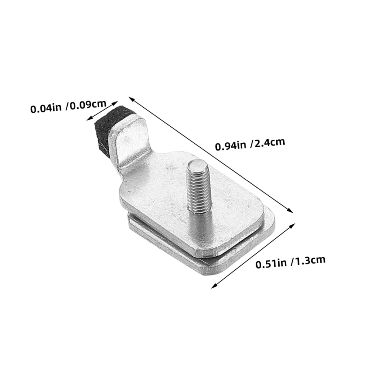 STOBAZA 20pcs Sturdy Iron Curtain Track End Stops Ceiling Window Tracks Accessories Easy Install Replacement Parts