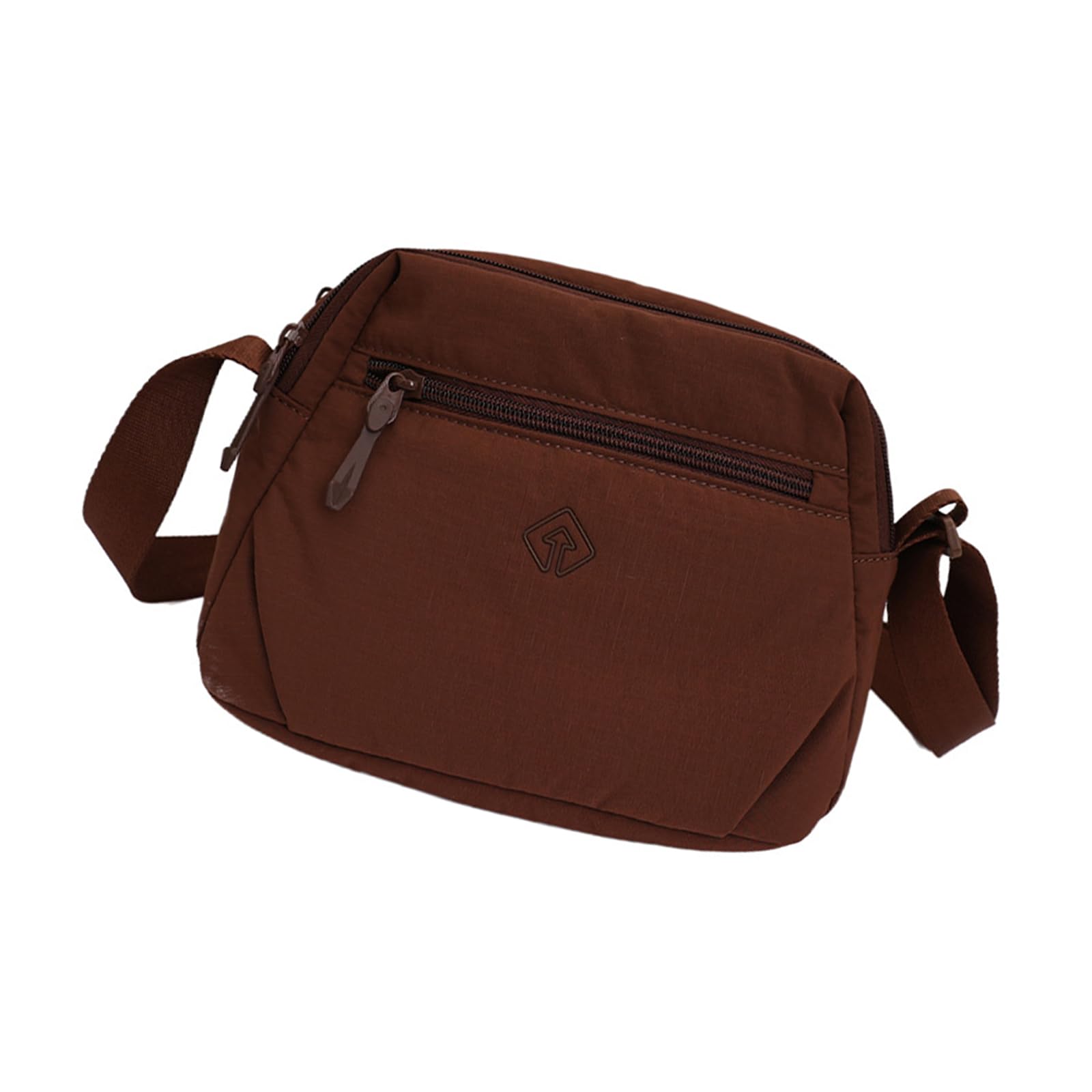 BWANGIAO Nylon Crossbody Bag for Women and Men Casual Shoulder Bag with Large Capacity Multi Layer Satchel for Travel and Work