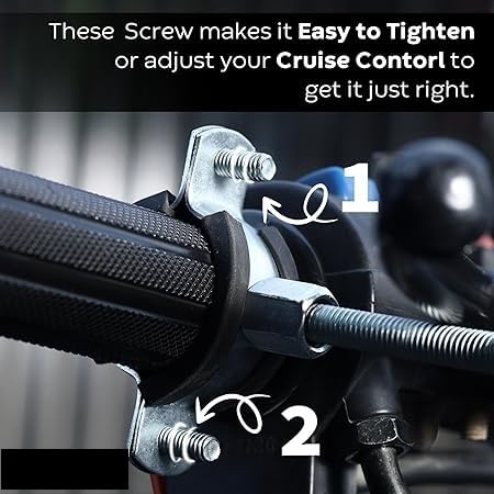 Image of Accelerator Controller - Universal Throttle Gripper Lock Assist for Motorcycles /Bikes- Relieves Wrist Stress on Long Rides
