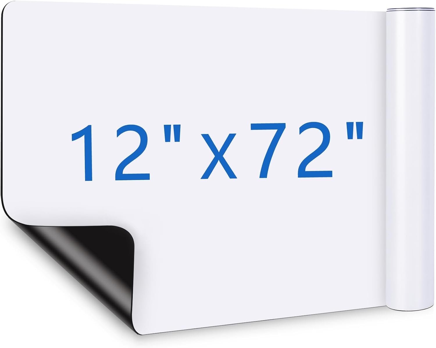Custom Car Magnets 12x72 Inches 1Roll, Blank Magnetic Car Signs for Vehicles, DIY Reusable Car Door Magnets for Advertising Business, Personalized Vehicle Magnets for Company Logo