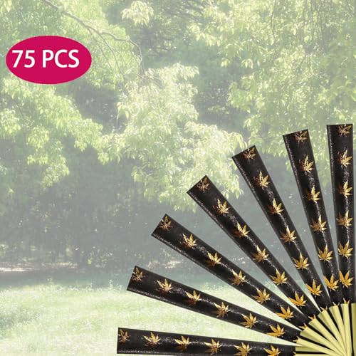 Pitillos de papel negros, paquete de 75 unidades miniatura 5