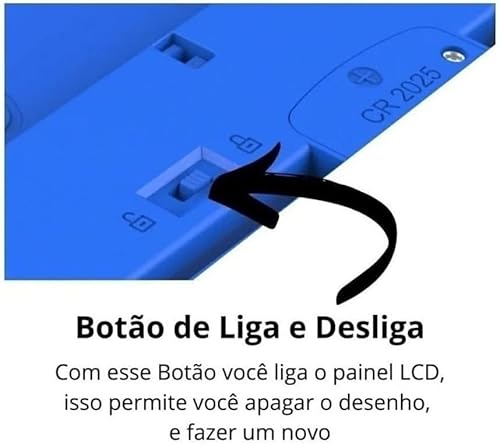 Lousa Magica Infantil Digital Tablet LCD 8.5 Polegadas Com Caneta Resistente a Queda (PRETO)