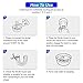 June Julien Mouth guard for Grinding Teeth, 2 Sizes, 5 Pieces Mouthguard, Customizable and Trimmable Medical Grade Mouth guard for Grinding Teeth Clenching Bruxism, Sport Athletic.