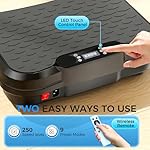 Vibration Plate Exercise Machine,Vibration Plate for Lymphatic Drainage Power Vibration Plate Machine Support 450 Lbs 250 Adjustable Speeds,Vibrating Plate Shake Plate Weight Loss for Women Men - Image 3