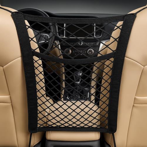 Rede Premium Organizadora Porta Treco Universal Para Carro, Banco Traseiro, Barreira De Segurança, Marca VARENZIA