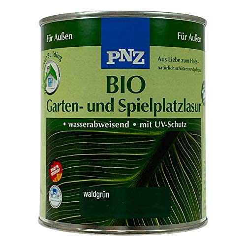 Preisvergleich Produktbild PNZ Bio Garten- & Spielplatz-Lasur (waldgrün, 0,75 L)