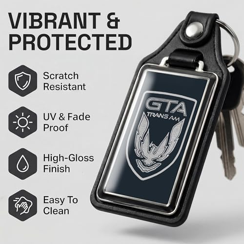 Image of Brotherhood Car Key Chain for Trans Am Firebird - Classic Models Keychain for Men and Women Gift Key Ring