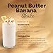 Monin - Peanut Butter Syrup, Creamy Peanut Flavor, Great for Shakes, Smoothies, and Desserts, Non-GMO, Gluten-Free (750 ml)
