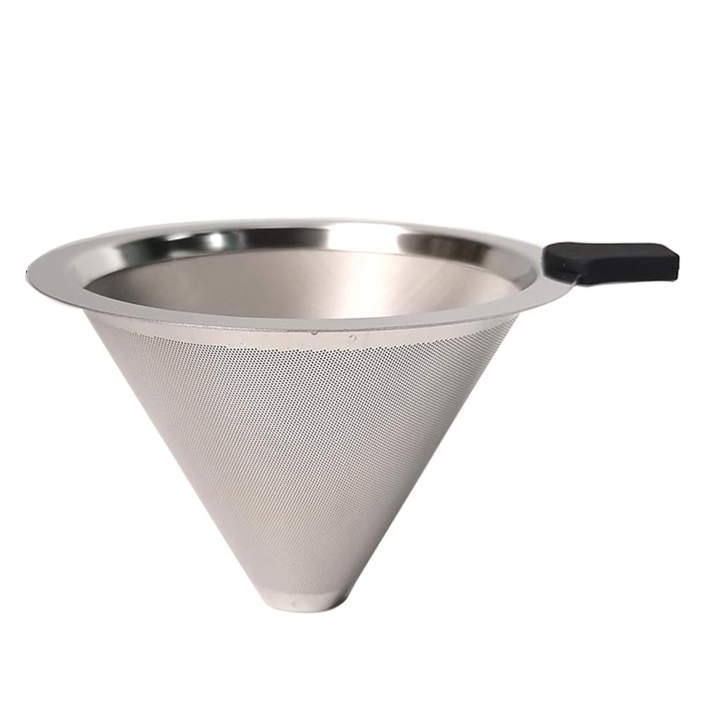 Aundhegrtt Reusable Stainless Steel for Drip, Cold Brew, Espresso Coffee Filter- 600-Mesh Design