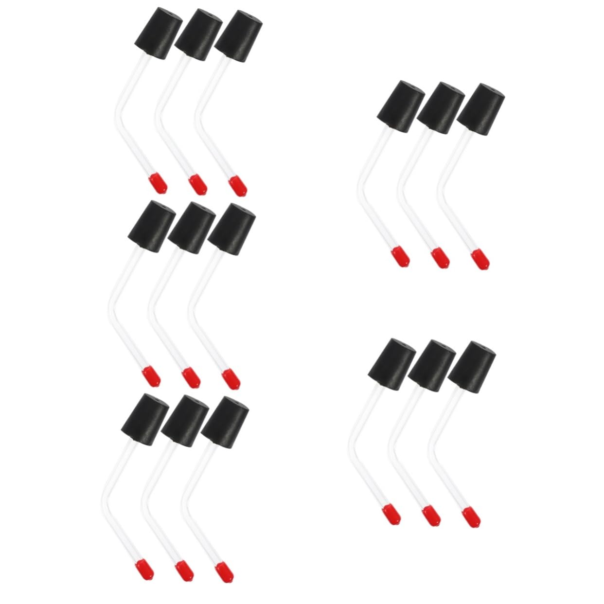 UPKOCH 5 Series Comedero para Colibríes Sondas De Alimentacion Comederos De Colibrí Bebiendo Comedero De Colibrí Al Aire Libre Comederos Únicos para Colibríes Vidrio 3 Piezas X 5