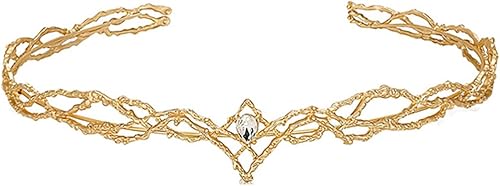 Disfraz de corona de cristal con diamantes de imitación para mujeres y hombres, diadema doradaplateada para boda, cumpleaños, graduación, fiesta,