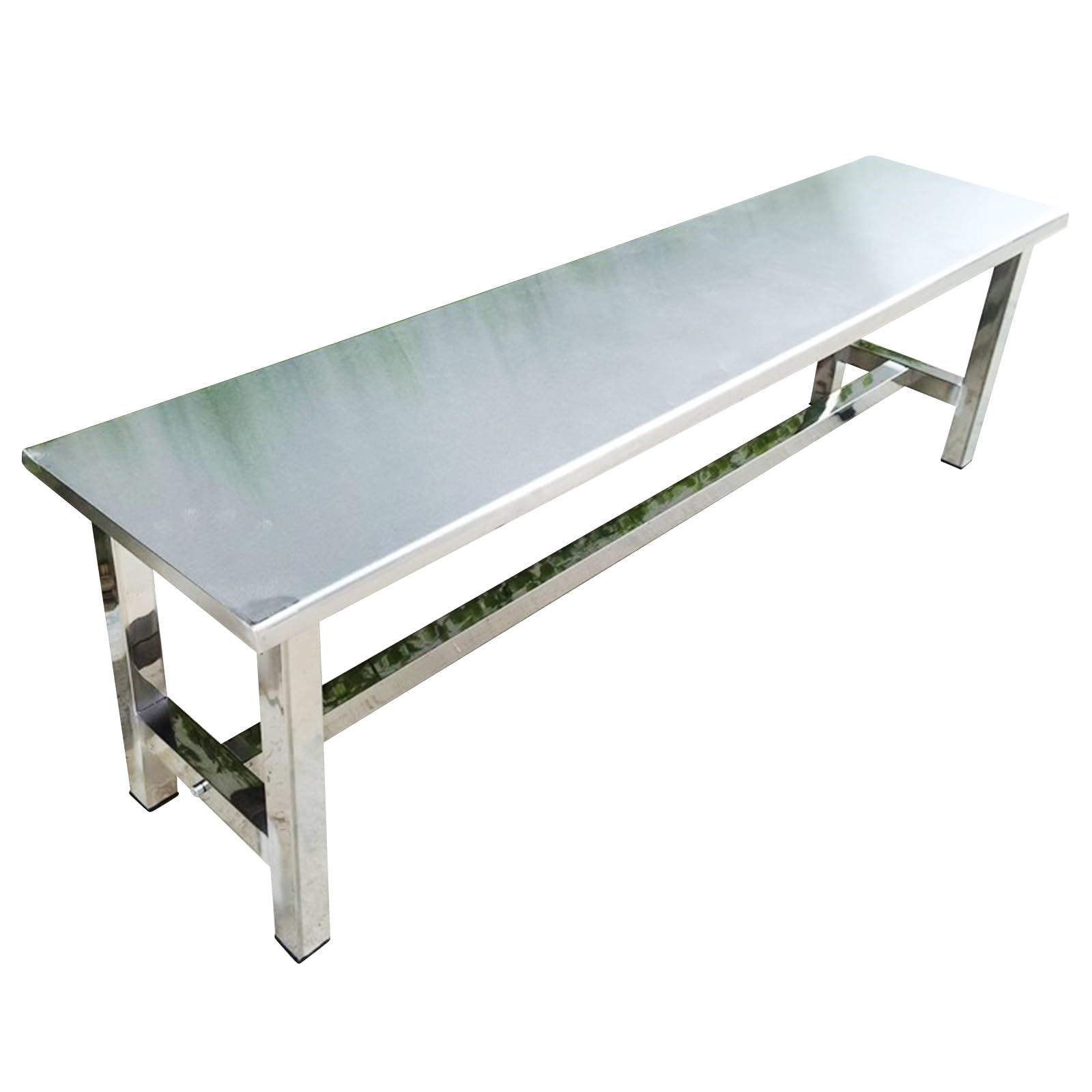 Banc en acier inoxydable 304 haut de gamme et durable pour l'extérieur
