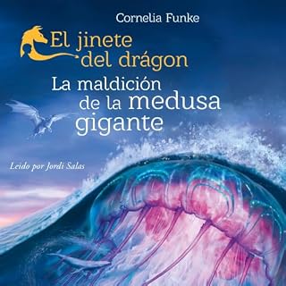Diseño de la portada del título La maldici&oacute;n de la medusa gigante