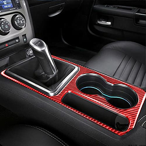 Marco porta vasos fibra carbono para Dodge Challenger miniatura 3