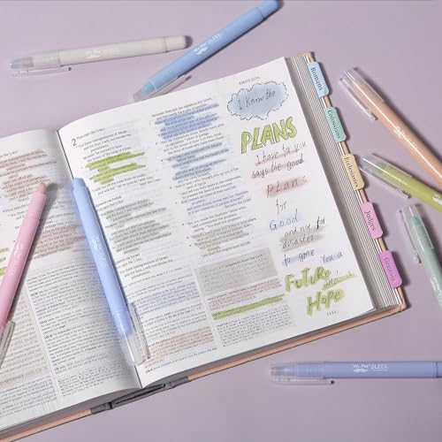 Image of Mr. Pen- No Bleed Gel Highlighters, Assorted Colors, 8 Pack | Bible Highlighters and Pens No Bleed, Bible Markers for Study, Journaling, School Supplies and Accessories