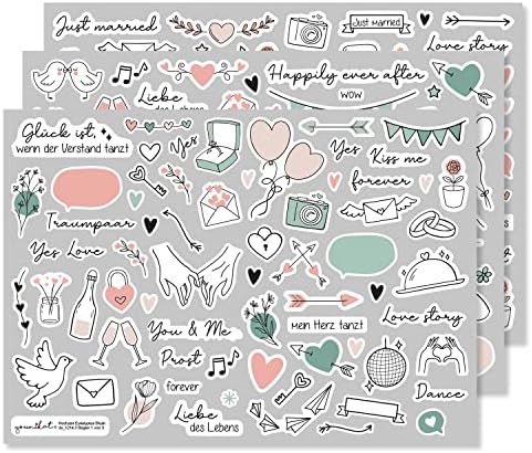 75 Aufkleber Mit Deutschen Sprüchen - Lustige Vinyl Sticker Für Laptop, Handy & Tagebuch