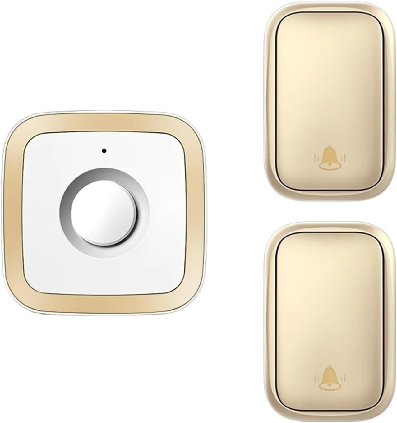 Smart Calling Bell with US EU UK Plug Home Doorbell 60 Songs 110DB 150M Waterproof Remote (D As Shown) (D As Shown)