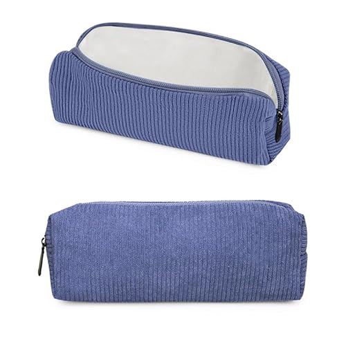 HMCEY Federmäppchen Cord Study,Schulmäppchen Federmäppchen Stoff,Pencil Case,Mäppchen Schule Aesthetic,Schlamppermäppchen für Stifte Federtasche,Federpenal Stifteetui,Federmappe Schule Stiftetasche