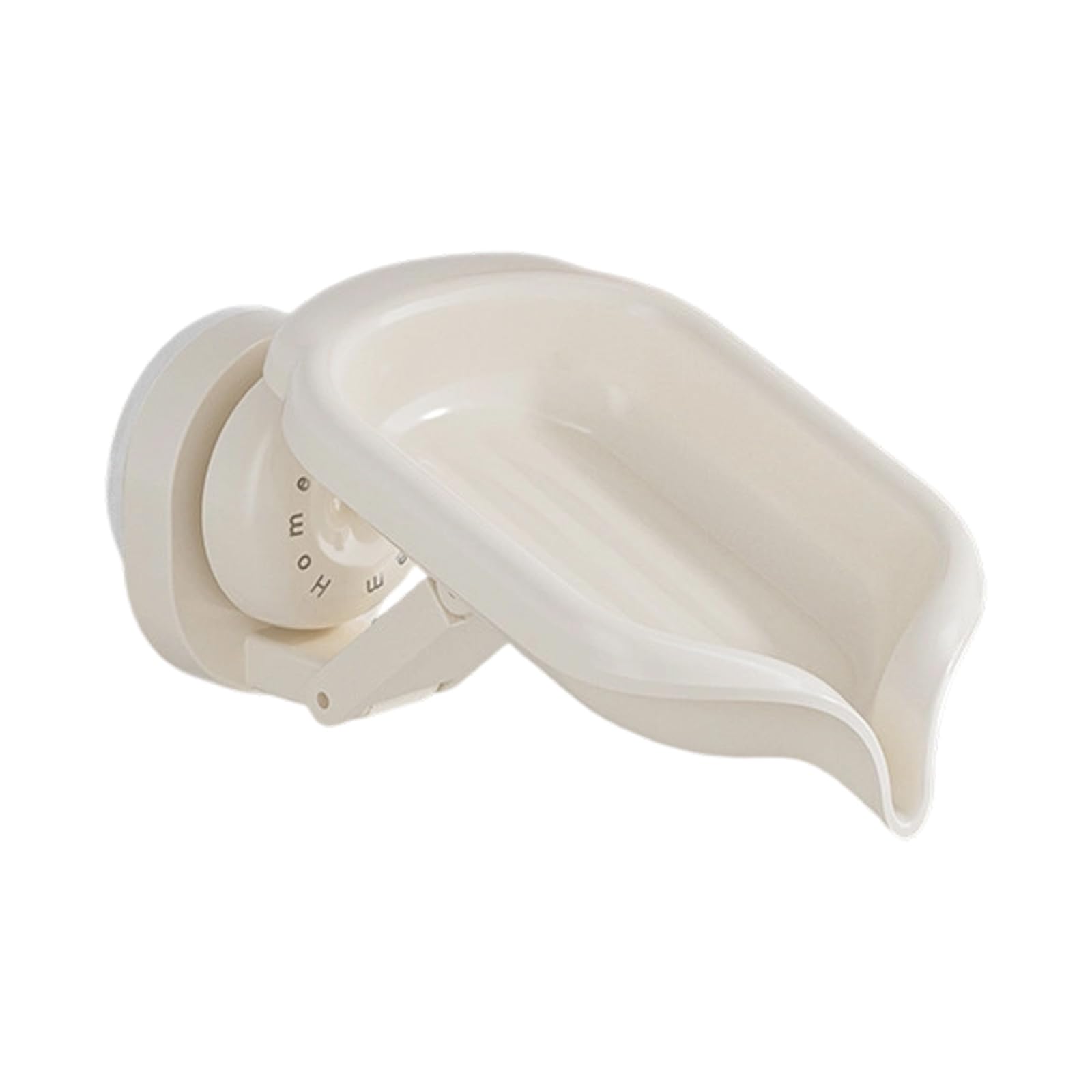 Bnojjellol Milky White Rotating Soap Efficient Drainage Adjustable Soap Holder For Bathroom Countertop Soaps Organization Solution With Drainage Holes