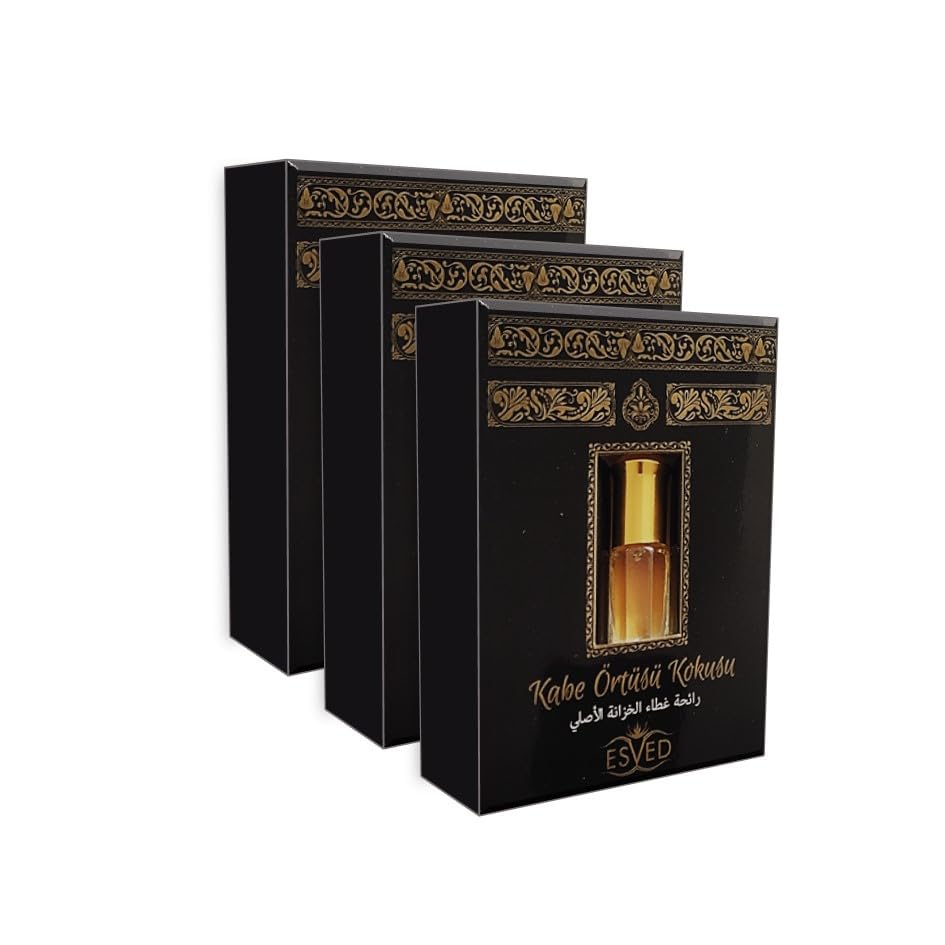 Sites sacrés islamiques d'Esans - 3 ml - 3 ml (couverture Sainte-Kaaba - 3 pièces)