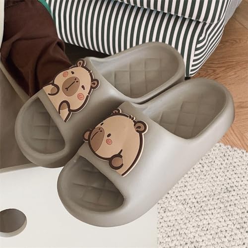 Cute Animal Capybara Slippers Womens Sandals Cloud Funny Slippers House Shoes Shower Shoes Indoor Outdoor2
